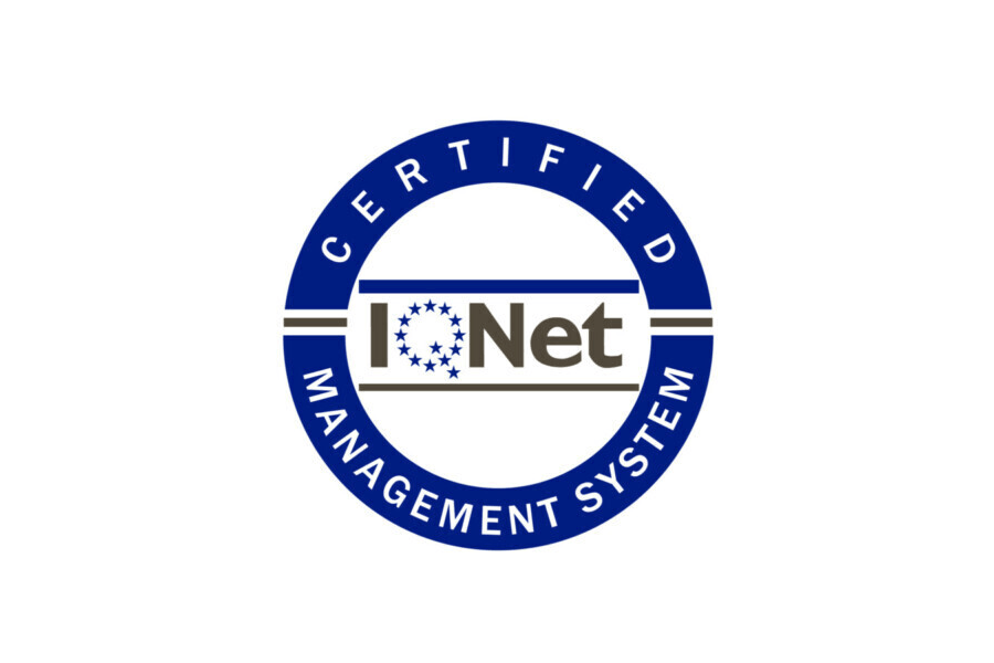 ISO certification logo.